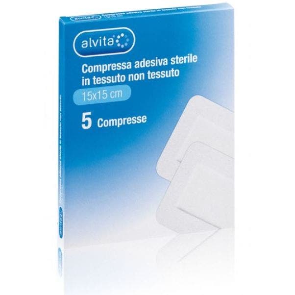 Alvita Garza Adesiva Sterile 15x15cm  - 1