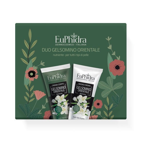 Euphidra Duo Gelsomino Orientale 1 Crema Corpo + 1 Bagno Crema  - 1