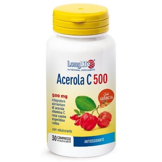 Longlife Acerola C500 Arancia 30 Compresse  - 2