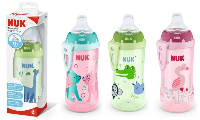 Nuk Active Cup In Polipropilene Tazza Beccuccio In Silicone +12Mesi-1