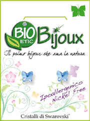 Bio Bijoux Orecchino Farfalla 5mm Acquamarina  - 1