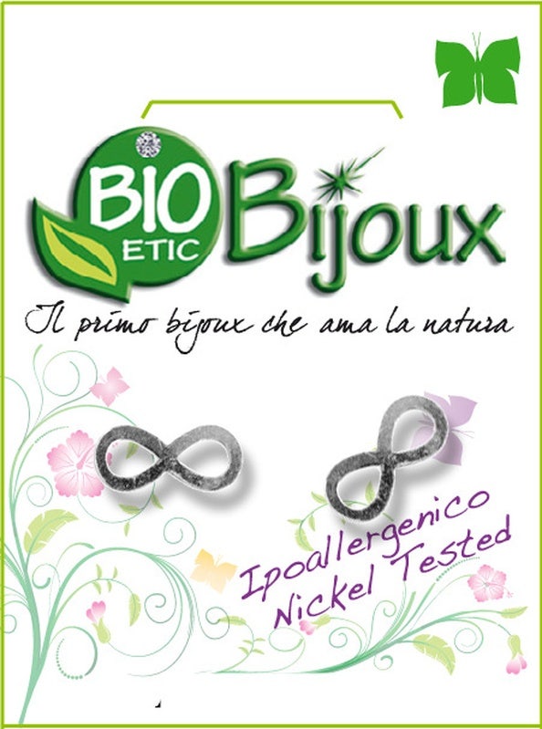 Bioetic Bijoux Orecchino Infinito Argento 10mm 1 Paio  - 1