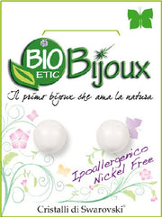 ORECCHINO PERLA 8MM WHITE  - 1