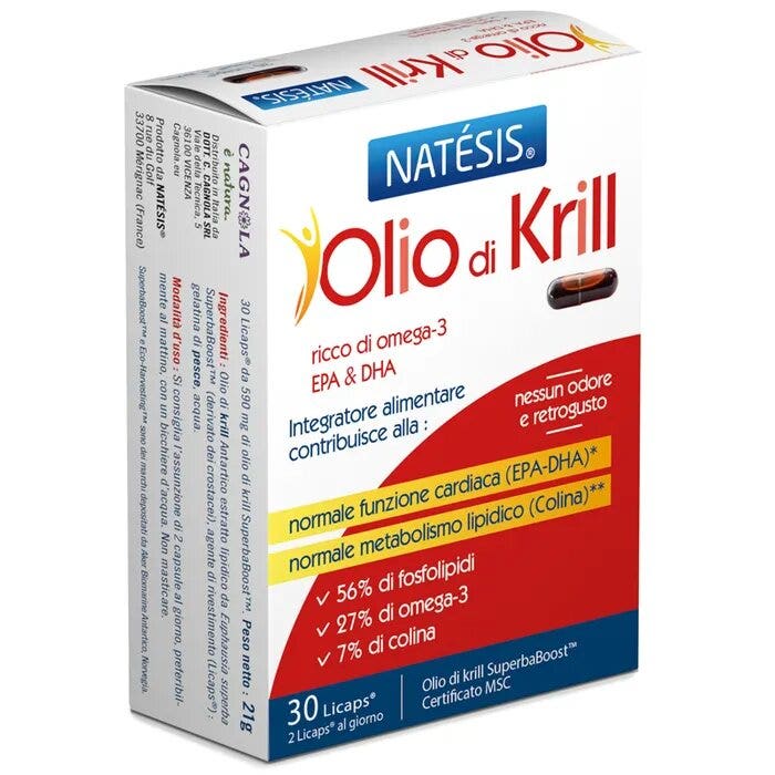 Natésis Olio Di Krill 30 Capsule-2