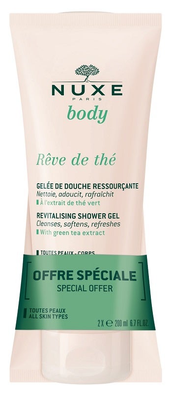 Nuxe Rêve De Thé Gel Doccia Rigenerante 2x200ml-1