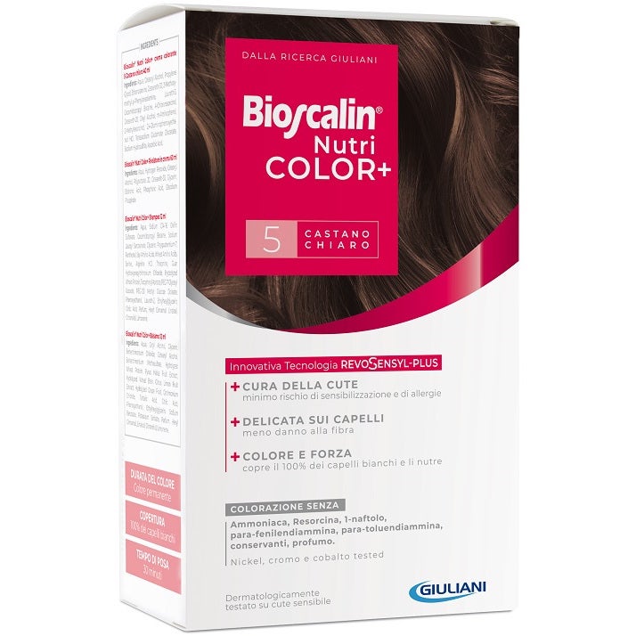 Bioscalin Nutricolor Plus Colorazione Capelli Permanente 5 Castano Chiaro  - 2