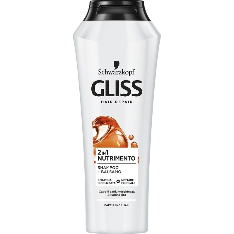Schwarzkopf Gliss Shampoo/Balsamo 2In1 Nutrimento 250ml - 2