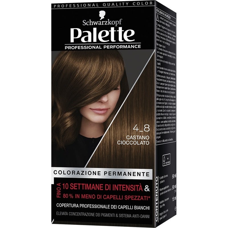 Schwarzkopf Palette Professional Performance Colorazione Permanente 4-8 Castano Cioccolato 170g - 2