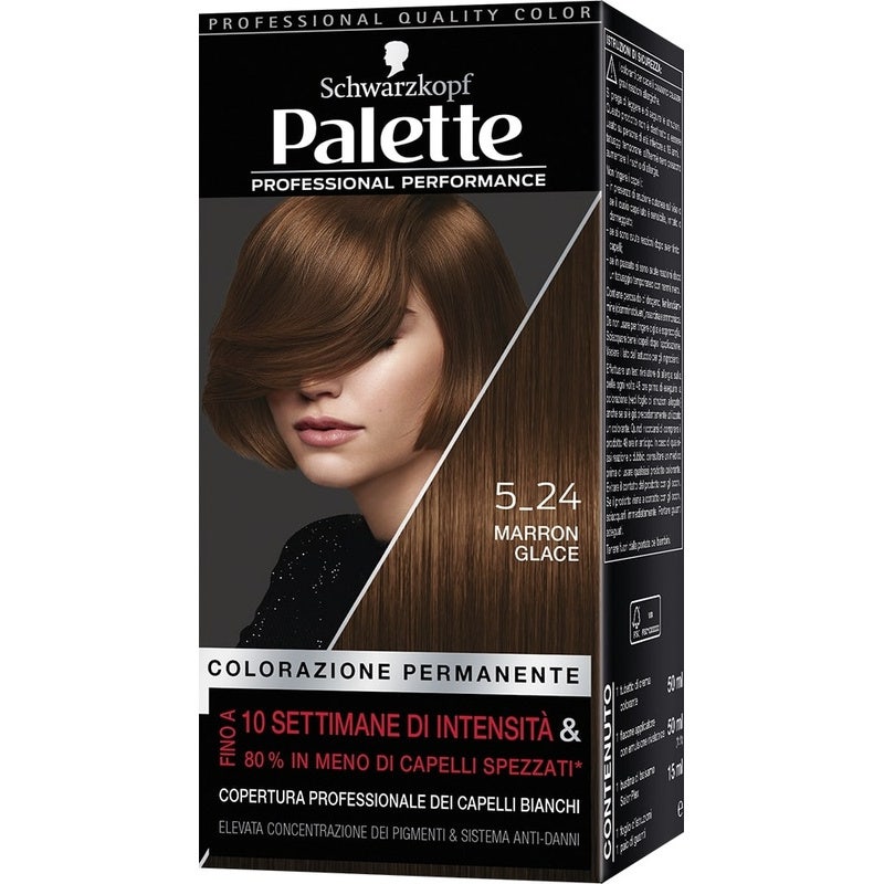 Schwarzkopf Palette Professional Performance Colorazione Permanente 5-24 Marron Glace 170g - 2