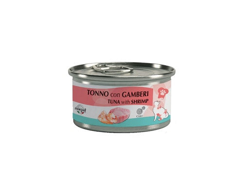 Marpet Chef Tonno Con Gamberi Cibo Umido Per Gatti Adulti Lattina 80g-1