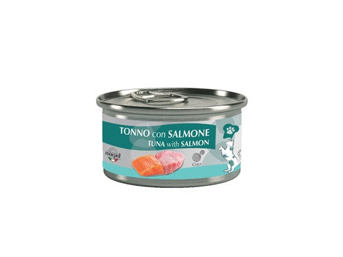 Marpet Chef Tonno Con Salmone Cibo Umido Per Gatti Adulti Lattina 80g-1