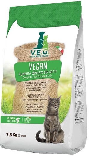 Marpet Vegan Cat Cibo Secco  Per Gatti Adulti Sacco 7,5 Kg-2