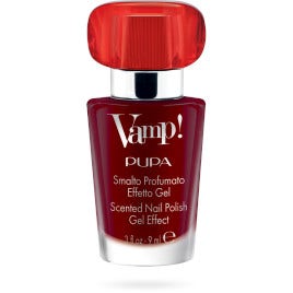 Pupa Vamp! Smalto Profumato Effetto Gel 205 Erotic Red 9ml  - 1