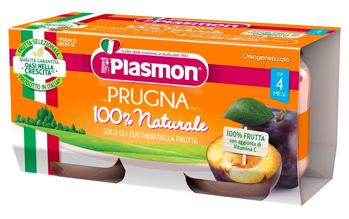 Plasmon Omogeneizzato Alla Prugna 2x80g-1