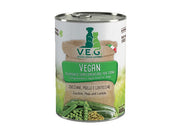 Marpet Vegan Dog Zucchine/Piselli/Lenticchie Cibo Umido Per Cani Adulti Scatoletta 400g-1