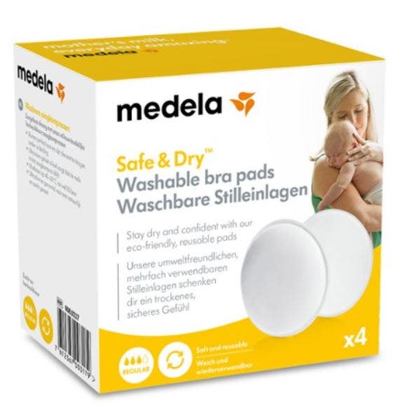 Medela Coppette Assorbilatte Lavabili 4 Pezzi  - 1