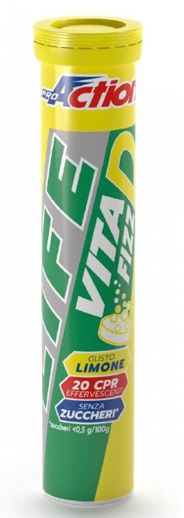 LIFE VITA D FIZZ LEMON 20CPR-1