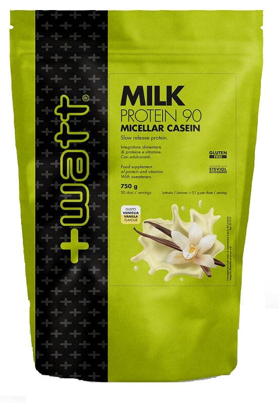 +Watt Milk Protein 90 Doypack Gusto Vaniglia 750g-1