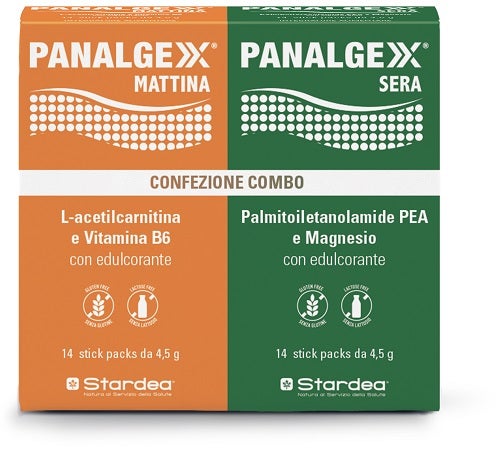Panalgexx Mattina 14 Stickpack + Panalgexx Sera 14 Stickpack Confezione Combo-1