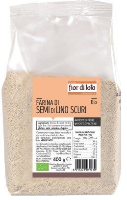 FARINA SEMI LINO SCURI BIO400G-2