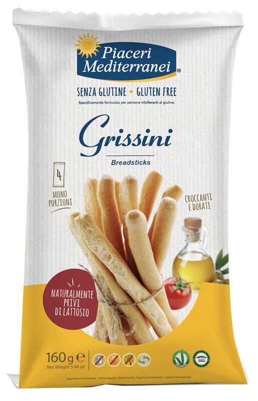 Piaceri Mediterranei Grissini Senza Glutine 160g-1