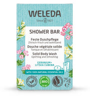 Weleda Shower Bar Saponetta Bagno Doccia Al Geranio E Litsea Cubeba 75g-1