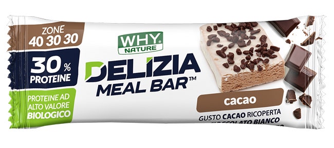 Whynature Delizia Meal Barretta Proteica Cacao 50g-1