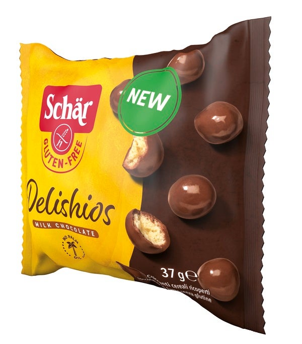 Schar Delishios Cereali Ricoperti Di Cioccolato Al Latte 37g-1