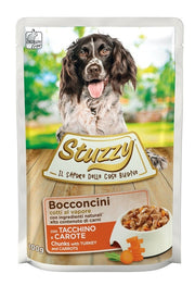 Stuzzy Bocconcini Con Tacchino E Carote Per Cani Adulti Bustina 100g-1