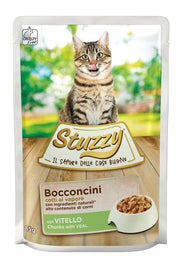 Stuzzy Bocconcini Con Vitello Per Gatti Adulti Bustina 85g-1