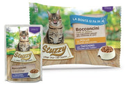 Stuzzy Bocconcini Con Pollo/Tacchino Cibo Umido Gatti Adulti Multipack 4x85g-1