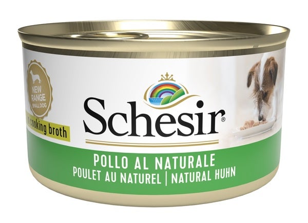 Schesir Pollo Al Naturale Cibo Umido Cani Adulti Lattina 85g-1