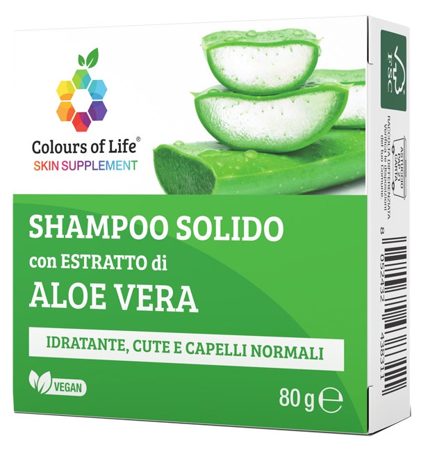 Optima Colours Of Life Aloe Shampoo Solido 80g -1