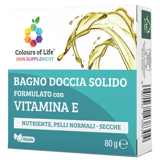 Optima Colours Of Life Vitamina E Bagno Doccia Solido 80g-1