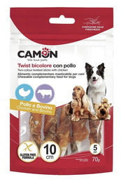 TWIST BICOLORE C/POLLO 10CM 5P-1
