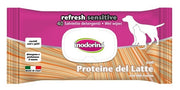 Inodorina Refresh Sensitive Salviette Detergenti Con Proteine Del Latte Per Cani/Gatti 40 Salviette-1