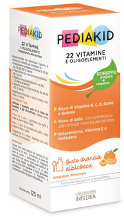 Pediakid 22 Vitamine E Oligoelementi Sciroppo 125ml-1