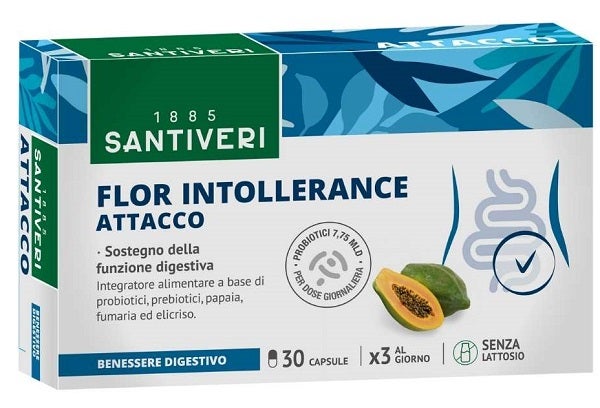 Santiveri Flor Intollerance Attacco 30 Capsule-1