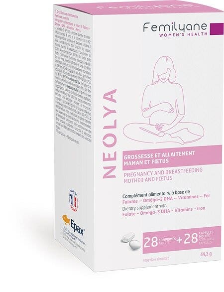 Laboratoires Bailleul Neolya Gravidanza E Allattamento 28 Capsule Rigide + 28 Capsule Molli-1