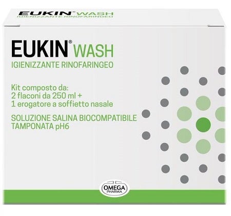 Eukin Wash Kit Igienizzante Rinofaringeo 2x250ml-1