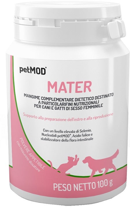 PetMod Mater Per Cani/Gatti Di Sesso Femminile Barattolo 100g-1