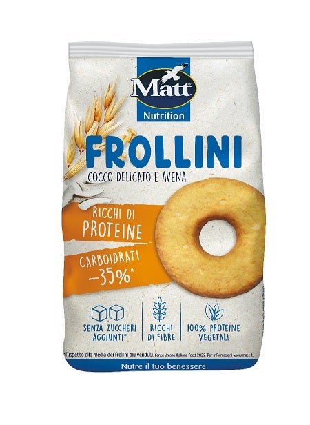 Matt Nutrition Frollini Cocco Delicato/Avena 200g-1