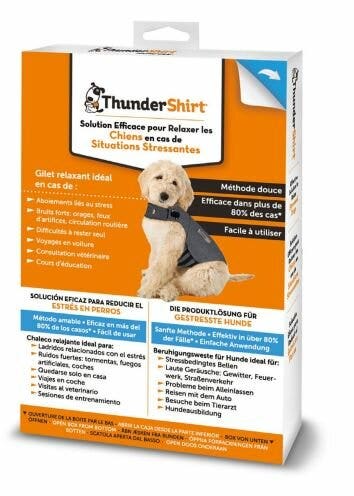 Ceva Thundershirt Dog Cappotto Per Cani Grigio Taglia S-1