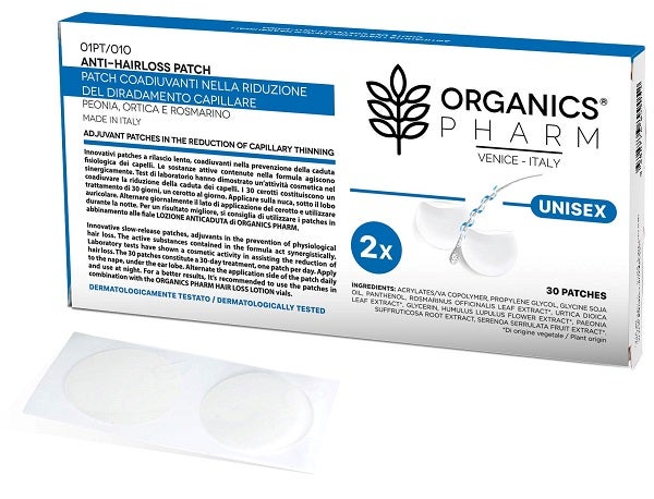 Organics Pharm 30 Patch Coadiuvanti Caduta Capelli-1
