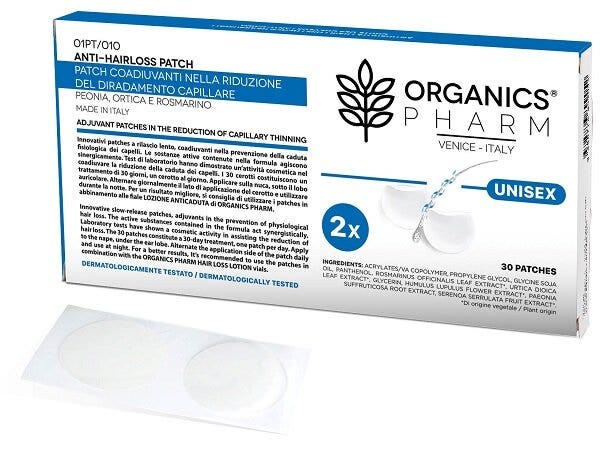Organics Pharm 30 Patch Coadiuvanti Caduta Capelli-2
