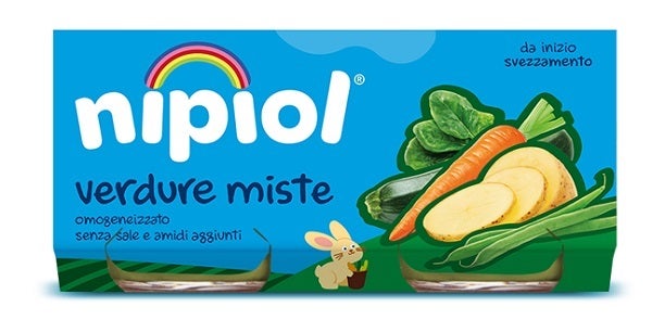 Nipiol Omogeneizzato Verdure Miste 2x80g-0
