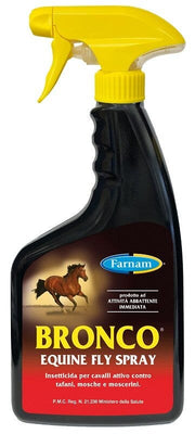 Farnam Bronco Equine Fly Spray Insetticida Per Cavalli 600ml-1