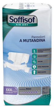 Soffisof Air Dry Maxi Pannolone A Mutandina Taglia 3XL 15 Pezzi-1