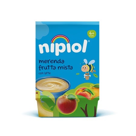 Nipiol Merenda Frutti Misti 2x100g-1