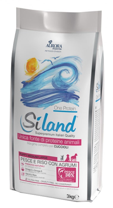 SILAND PUPPY M/L PESCE 3KG-1
